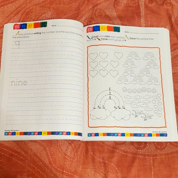 NWT Preschool-1 Educational Workbooks: Numbers & Counting/Everything Early Learn - Picture 9 of 9